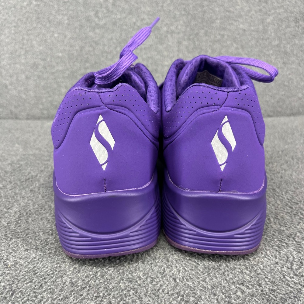 Skechers Uno Night Shades Womens 8 Purple Sneakers Air Cooled Memory Foam 73667 - Picture 5 of 13